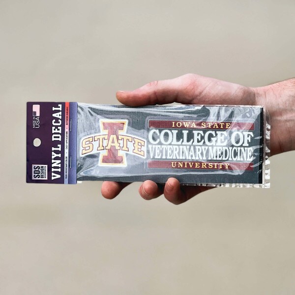 I-State College of Veterinary Medicine Vinyl Decal (6"X2")